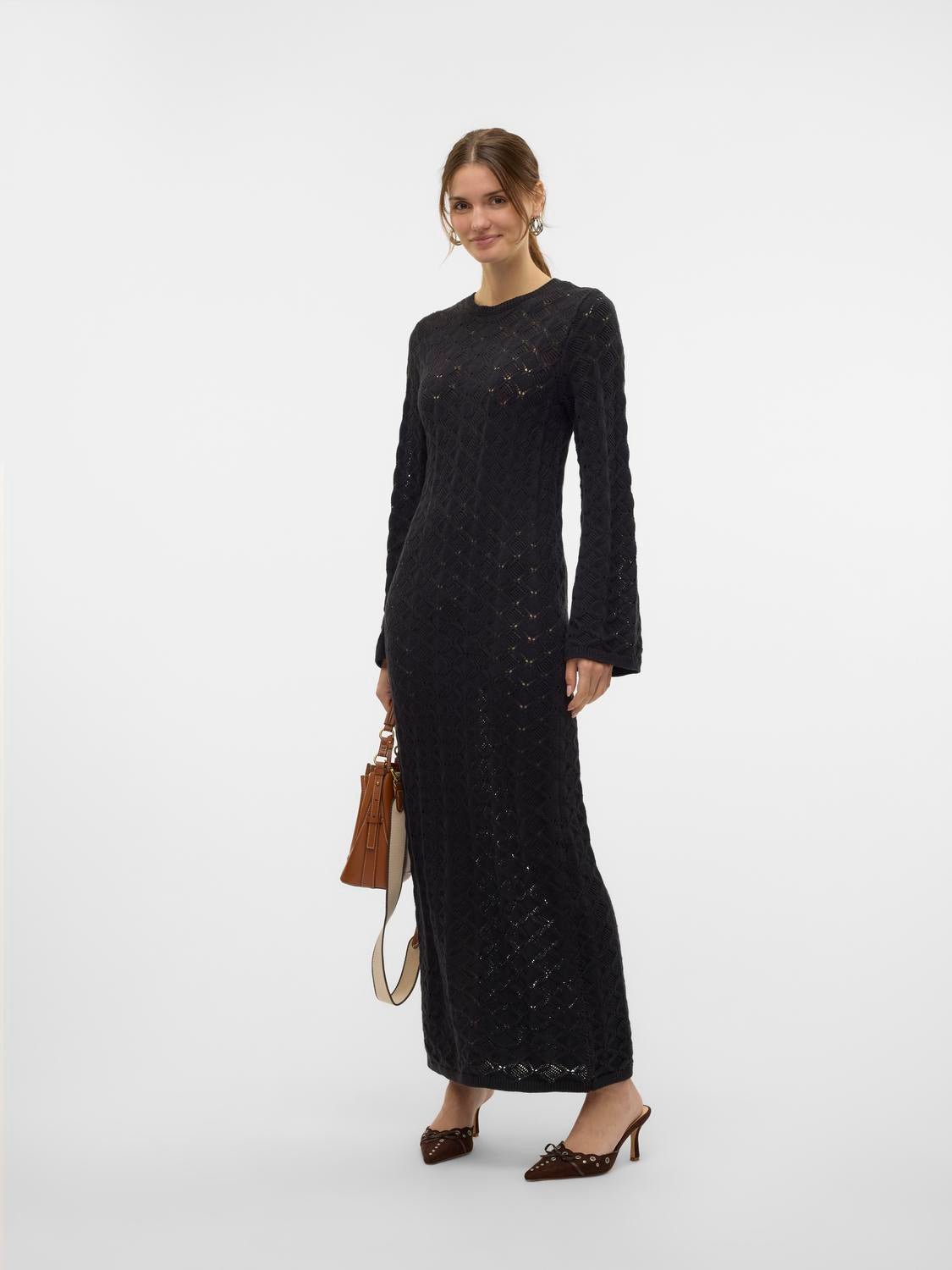 VMPAOLA Long Dress - Black - VERO MODA & VILA Bergvik